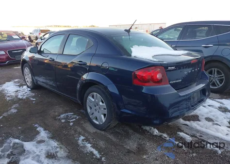 2014 Dodge Avenger Se z USA, uszkodzony, nr VIN 1C3CDZAB6EN147895